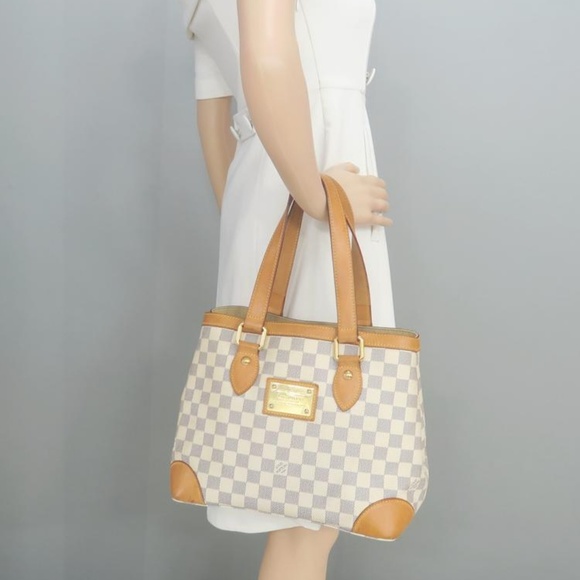 💯 Auth Louis Vuitton Hampstead PM Damier Azur - Picture 8 of 8